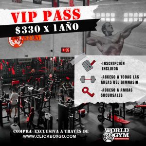 VIP Pass - 1 a&ntilde;o de gimnasio